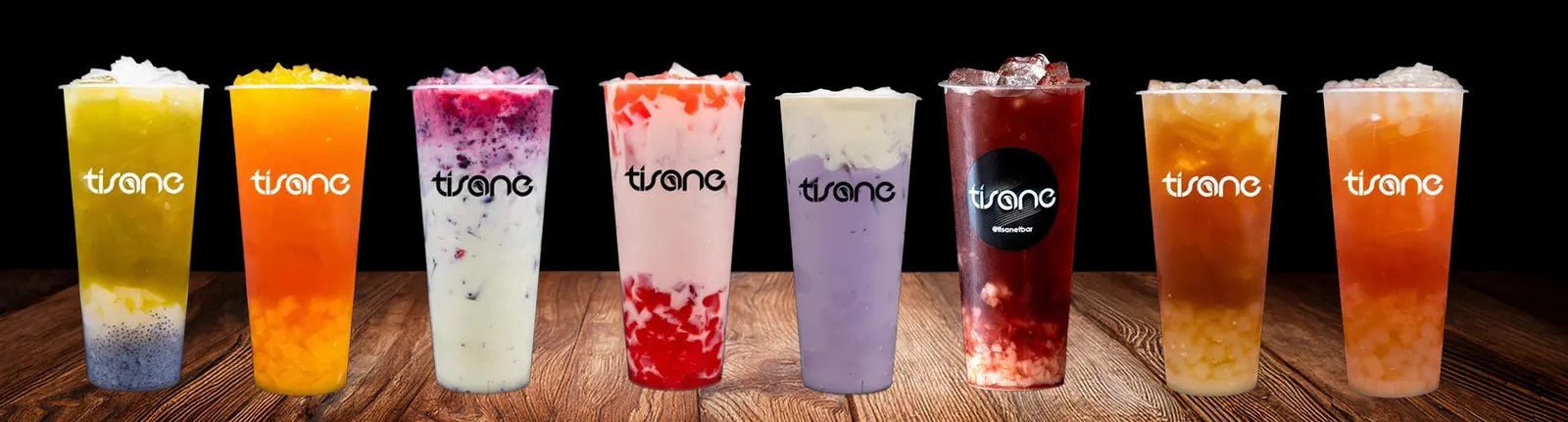 Tisane signature drink — herbal boba tea